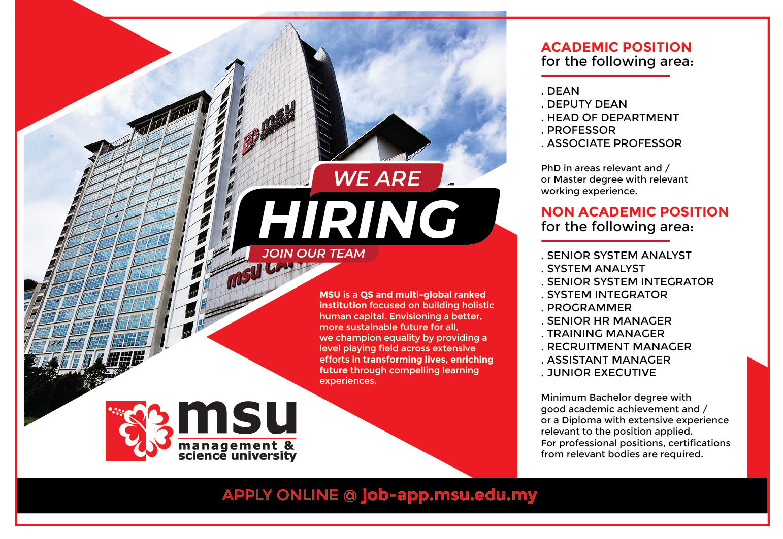 msu student research jobs